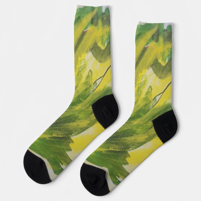 Abstract Socks (Left)