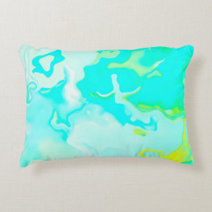 Abstract soft cloud background in pastel colorful accent pillow