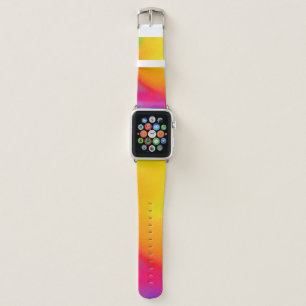Abstract soft cloud background in pastel colorful apple watch band