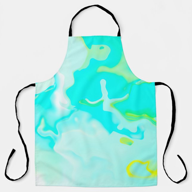 Abstract soft cloud background in pastel colorful  apron (Front)