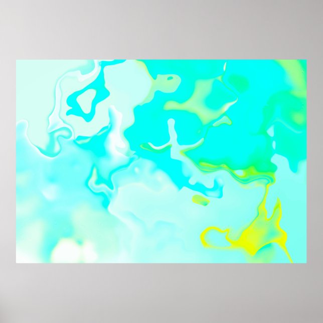 Abstract soft cloud background in pastel colorful  poster (Front)