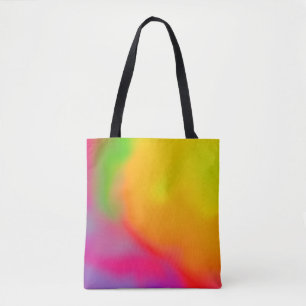 Abstract soft cloud background in pastel colorful tote bag