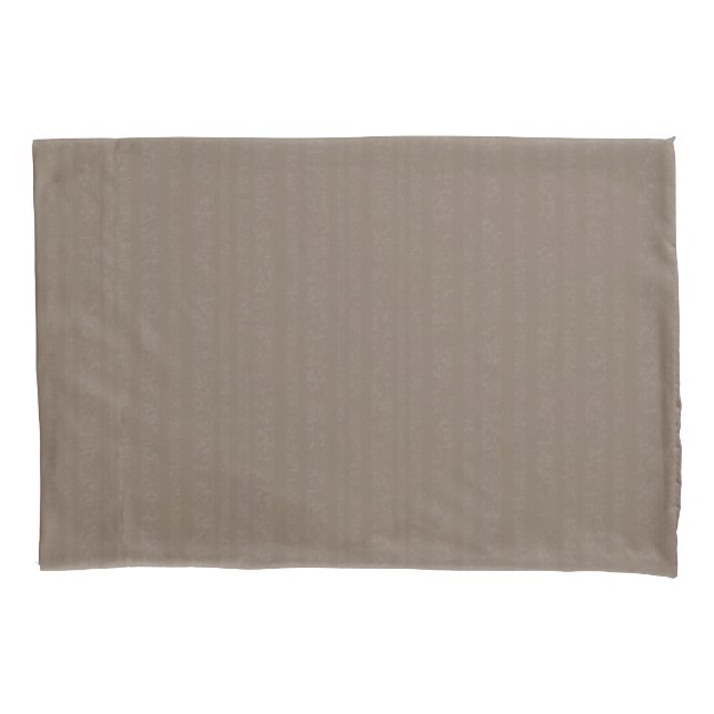 Abstract Soft Hues Brown Beige Pillow Case (Front-Left)
