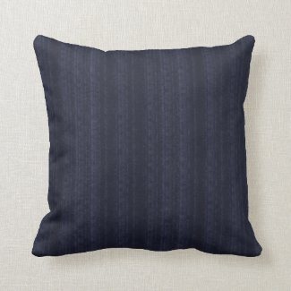 Abstract Soft Hues Deep Blue Subtle Stripe Throw Pillow