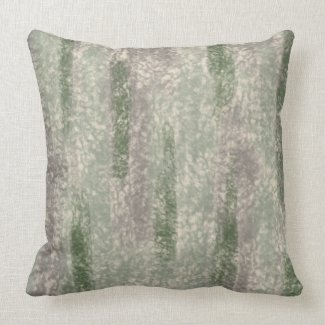 Abstract Soft Hues Gray Beige Moss & Stone Throw Pillow