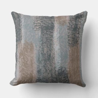 Abstract Soft Hues Gray Beige Steel Blue & Brown