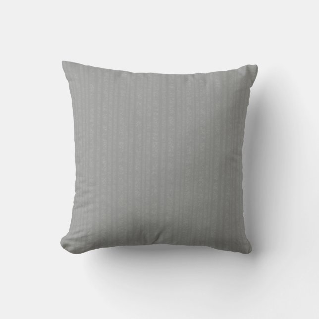 Abstract Soft Hues Gray Throw Pillow (Front)