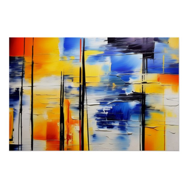 Abstract Softness Poster (Front)