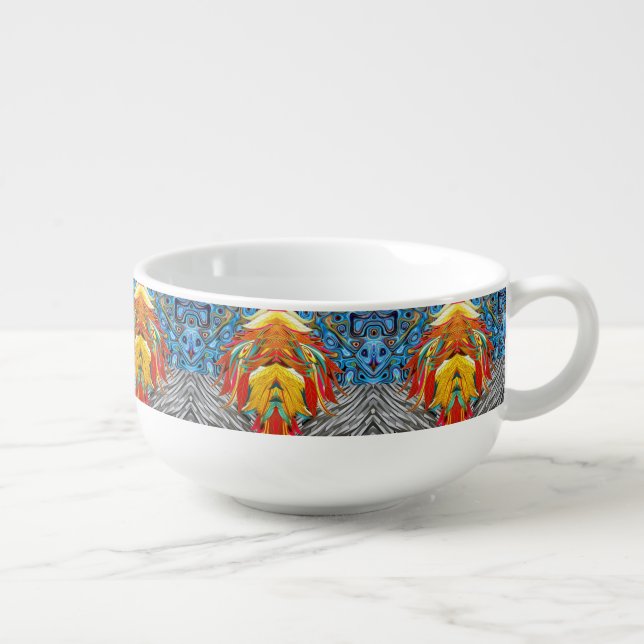 Abstract Soup Mug (Left)