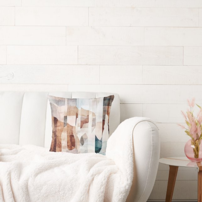 Abstract Southwestern Landscape: Bryce Canyon Utah Throw Pillow (Couch)