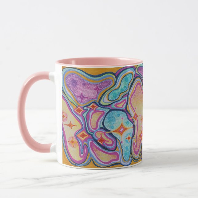 Abstract  space mug (Left)