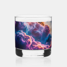 Abstract Space Nebula Art - Colorful Cosmic