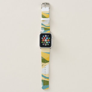 Abstract Space: Smooth Line Ornaments. Apple Watch Band