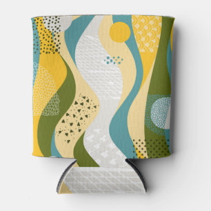 Abstract Space: Smooth Line Ornaments. Can Cooler