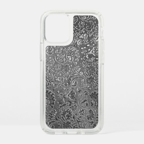 Abstract sparkle white and black samples speck iPhone 12 mini case