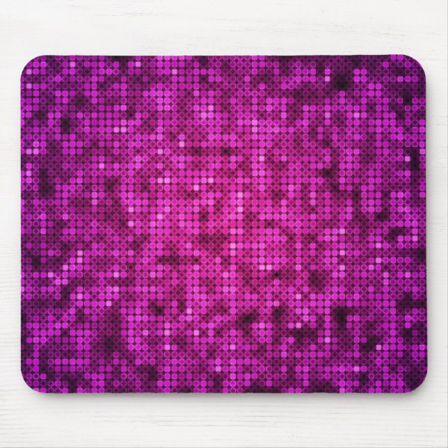 Abstract sparkling disco design mouse pad (Front)