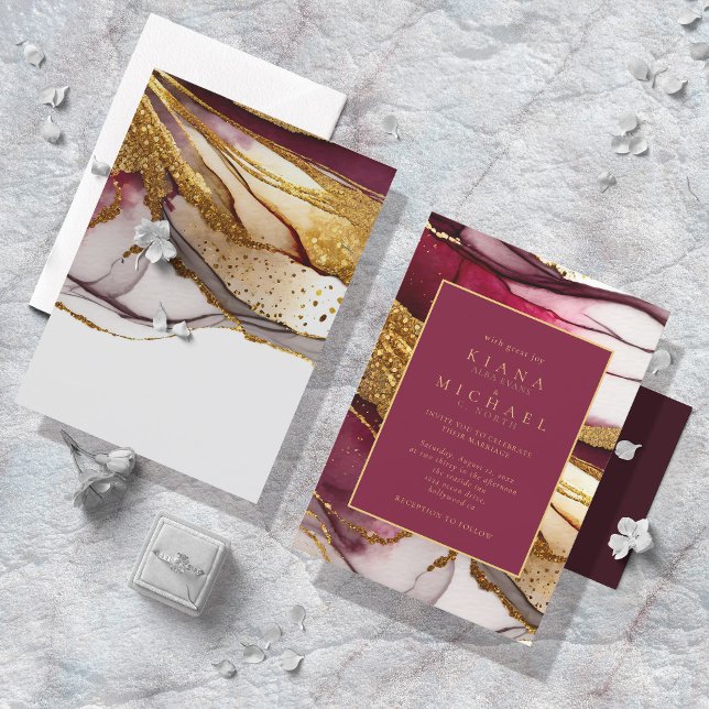 Abstract Sparkling Wedding Wine Red ID1018 (Creator Uploaded)