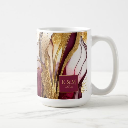 Abstract Sparkling Wedding Wine Red ID1018 Coffee Mug