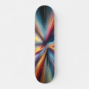 Abstract Speed Skateboard