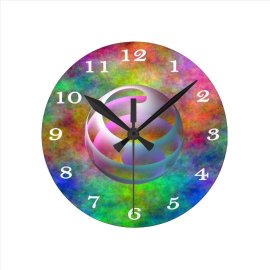 nextime rainbow wall clock