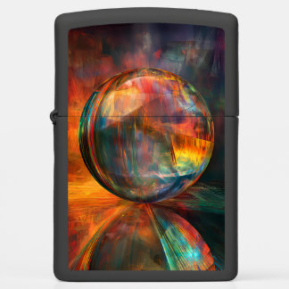 Abstract Sphere Zippo Lighter