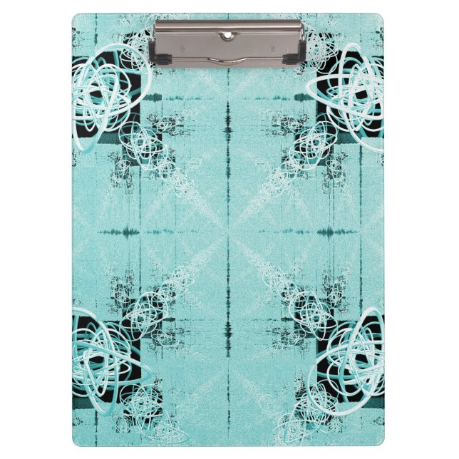 Abstract Spiral Delight Clipboard (Front)