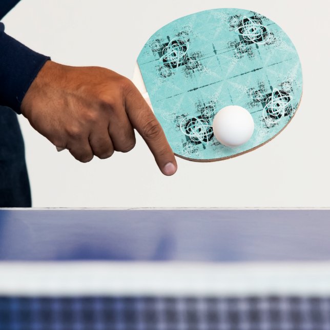Abstract Spiral Delight Ping Pong Paddle (Insitu)