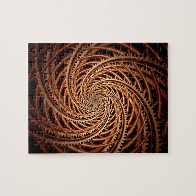 Abstract - Spiral - Mental roller coaster Jigsaw Puzzle (Horizontal)