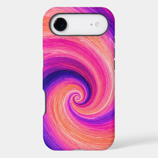 Abstract Spiral Paint Swirl Pattern iPhone 17 Air Case