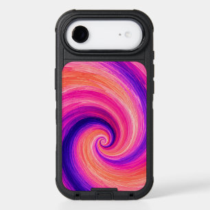 Abstract Spiral Paint Swirl Pattern iPhone 17 Air Case