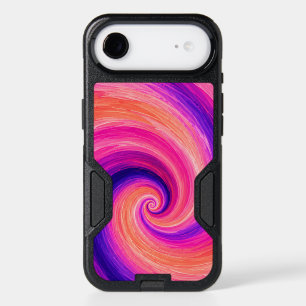 Abstract Spiral Paint Swirl Pattern iPhone 17 Air Case