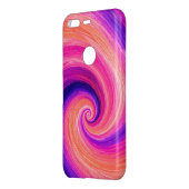 Abstract Spiral Paint Swirl Pattern Uncommon Google Pixel Case (Back/Left)