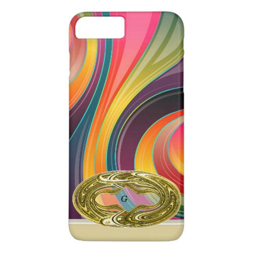 Abstract spiral rainbow colorful design iPhone 8 plus7 plus case