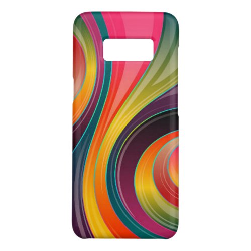 Abstract spiral rainbow colorful design Case_Mate samsung galaxy s8 case