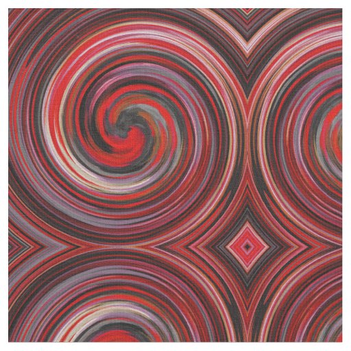 Abstract Spiral Swirl Pattern #103 Fabric