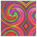 Abstract Spiral Swirl Pattern #105 Fabric