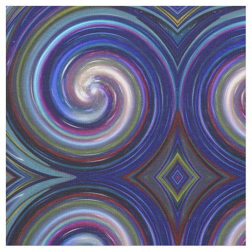 Abstract Spiral Swirl Pattern #25 Fabric
