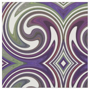 Abstract Spiral Swirl Pattern #56 Fabric