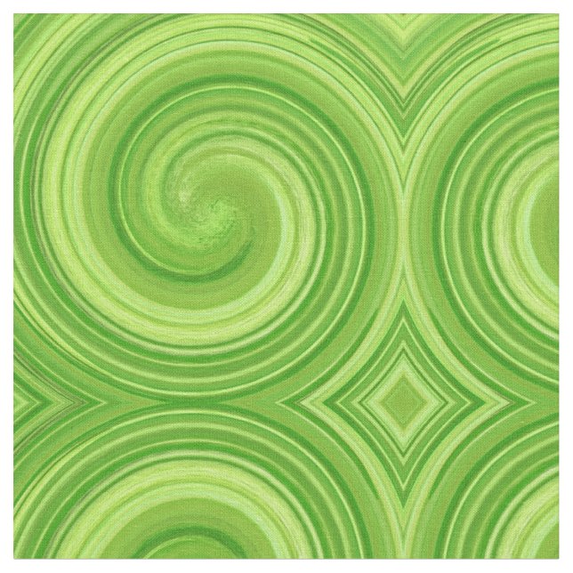 Abstract Spiral Swirl Pattern #60 Fabric (Close Up)