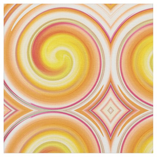 Abstract Spiral Swirl Pattern #98 Fabric