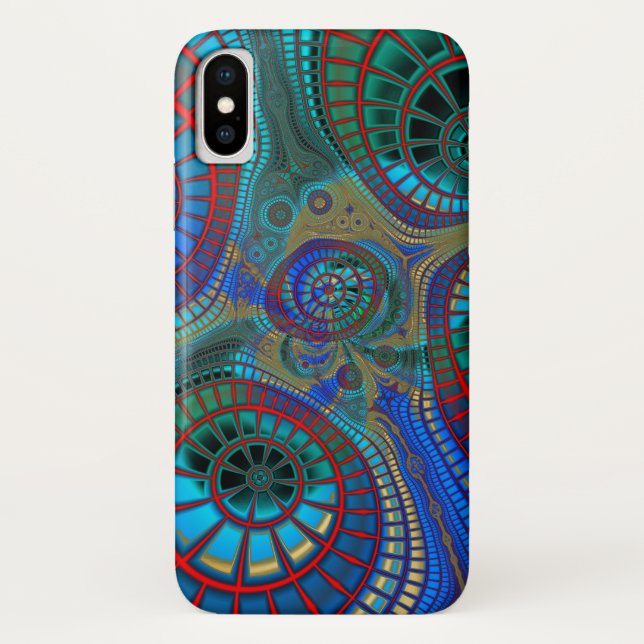 Abstract Spirals Case-Mate iPhone Case (Back)