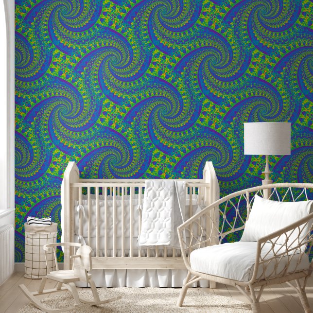 Abstract Spirals of Energy - seamless pattern 20 Wallpaper (Kids)