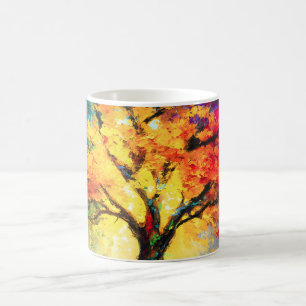Abstract Spiritual Nature Tree of Life Coffee Mug