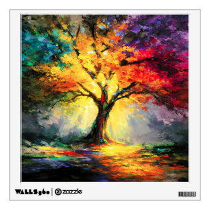 Abstract Spiritual Nature Tree of Life Wall Decal
