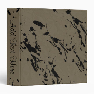 Abstract Splash and Drip Personal 3 Ring Binder