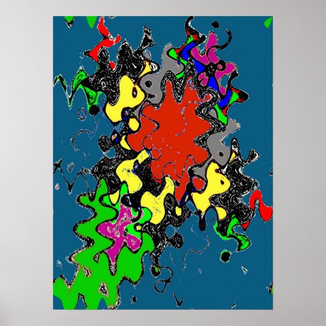 Abstract Splash Poster (Front)