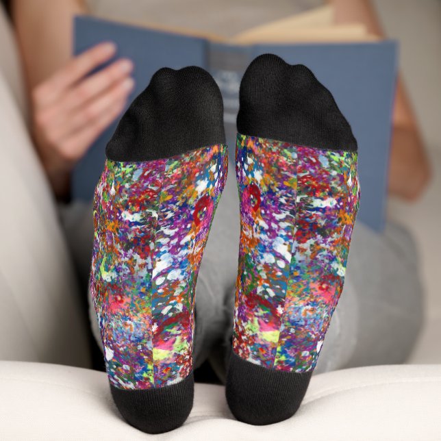 Abstract Splatter Socks (Bottom)