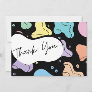 Abstract Splendor Thank You Card