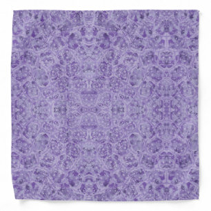 Abstract Sponge Painting Purple Lavender Blends Bandana