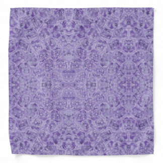 Abstract Sponge Painting Purple Lavender Blends Bandana